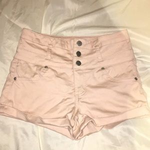 Xhilaration Pink Three Button Shorts. Size 6